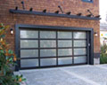 Modern Classic Residential Glass and Aluminum Windowed Garage Door